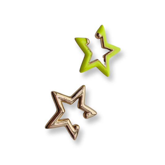 Earrings ESTRELA Neon Yellow